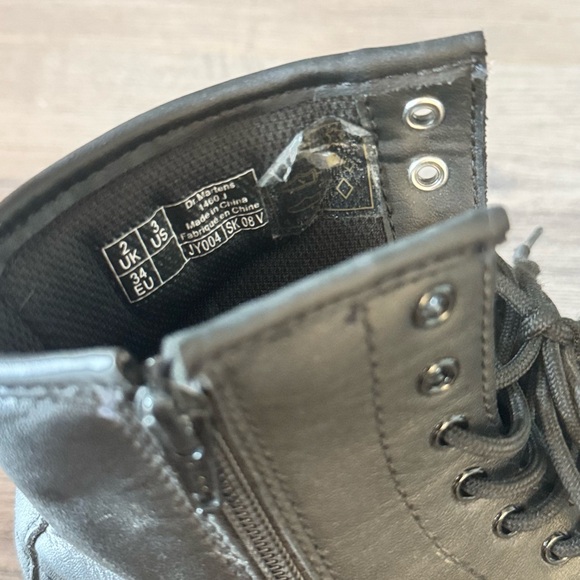 Dr. Martens Black Leather Ankle Boots